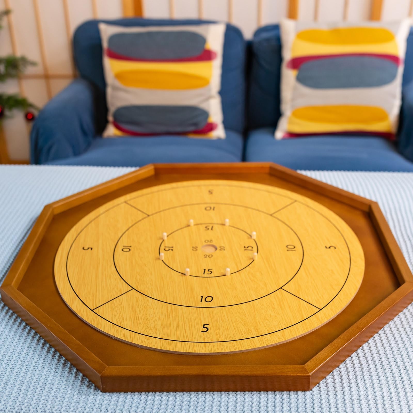 30 Inch Tournament Crokinole Board Game, Official Crokinole & Checkers | 26″ …