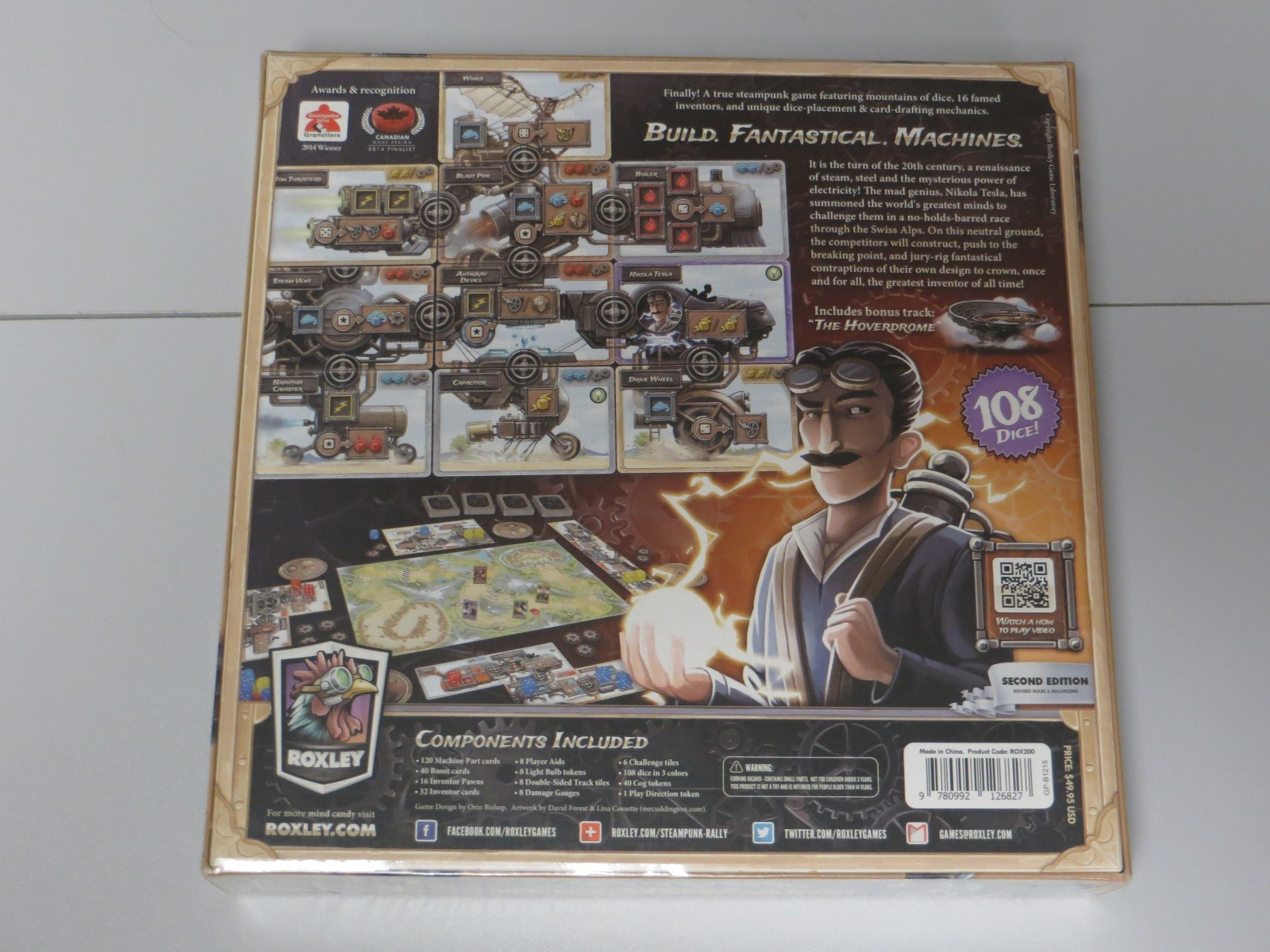 Steampunk Rally Board Game Roxley Games – New Sealed