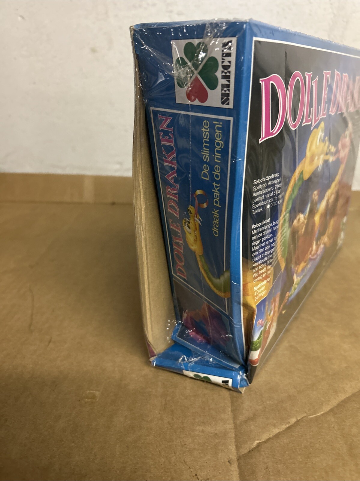NOS 1991 Selecta Dolle Draken (Crazy Dragons) Kids Game Factory Sealed *RARE*
