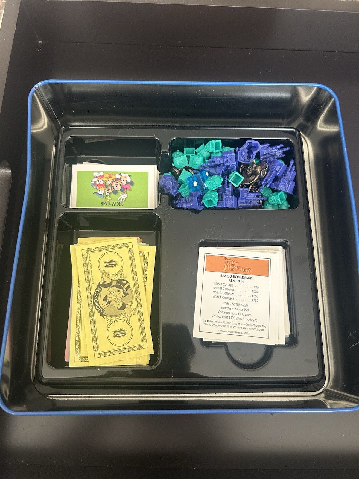 Parker Brothers Monopoly Disney Edition Complete Board Game w/ 8 Pieces, Ages 8+