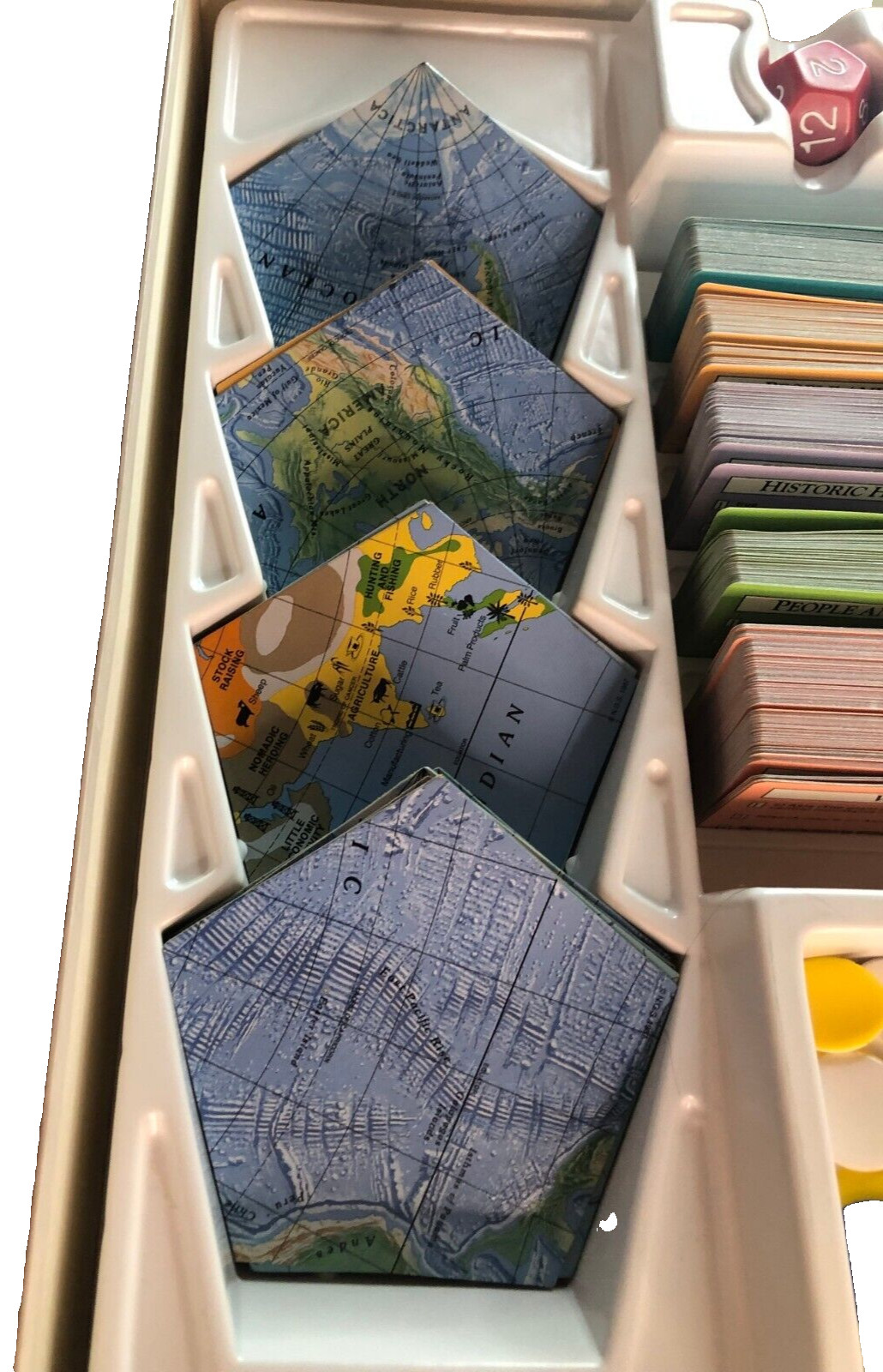 National Geographic Global Pursuit Family Board Game Complete 1987 Geography
