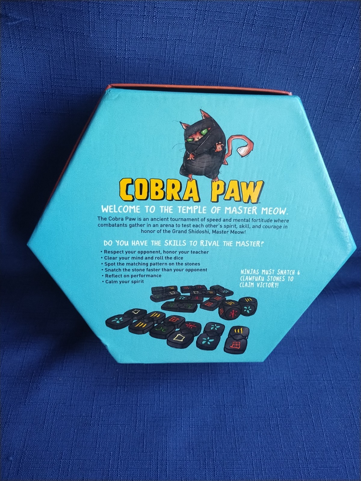 Cobra Paw Ninja Tile Game Bananagrams Master Meow Clawfuku Cat Ninja – Complete