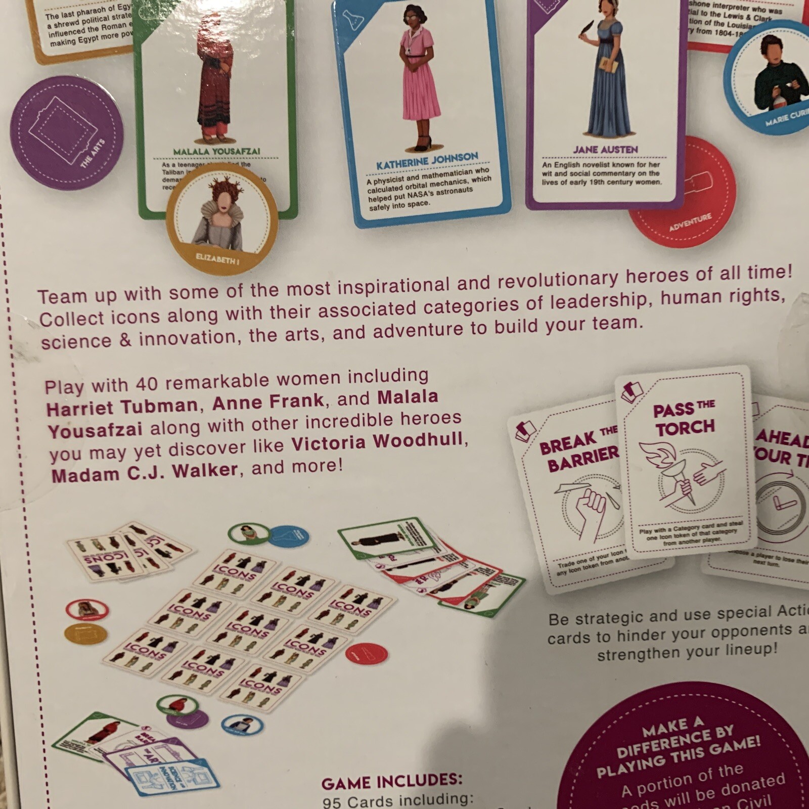NEW Sealed Icons Game Women Who Play to Win feminist women’s history