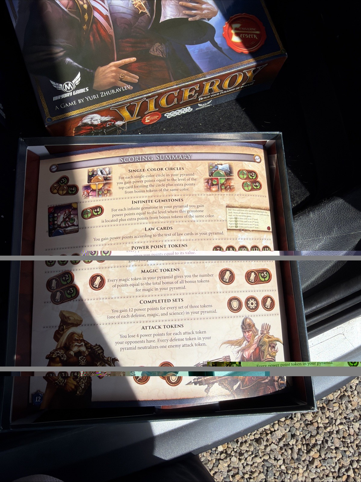 Viceroy – Build Your Pyramid of Power Mayday Games Hobby World USED Board Game