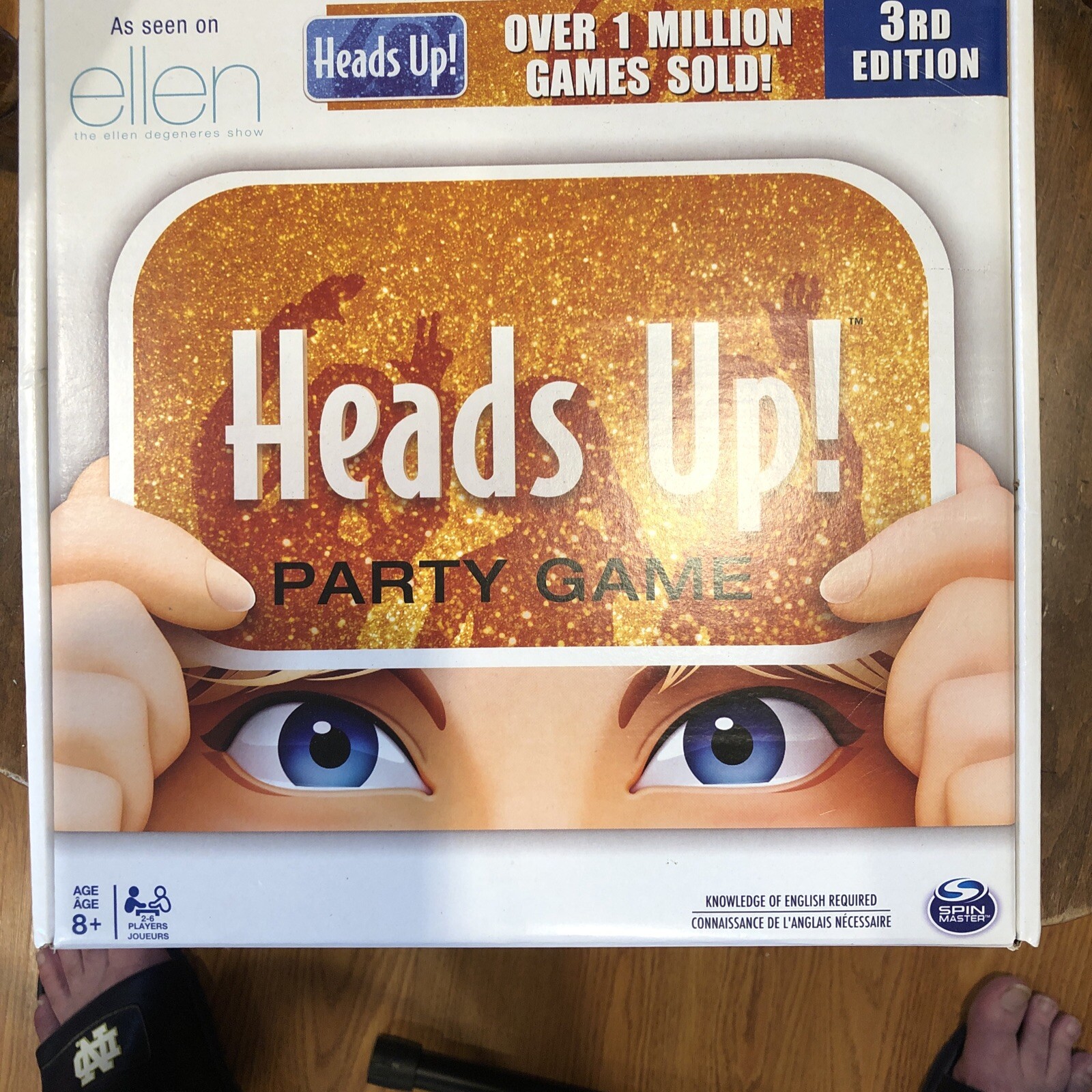 New Heads Up! Party Game 3rd Edition As Seen on the Ellen Degeneres Show Sealed