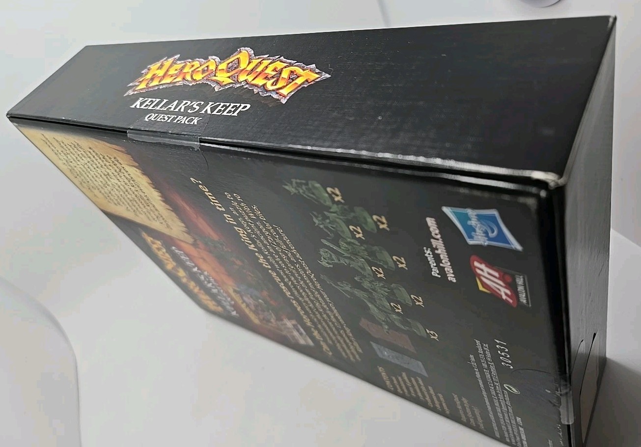 Avalon Hill HeroQuest Kellar’s Keep Board Game Expansion Pack Miniatures Hasbro