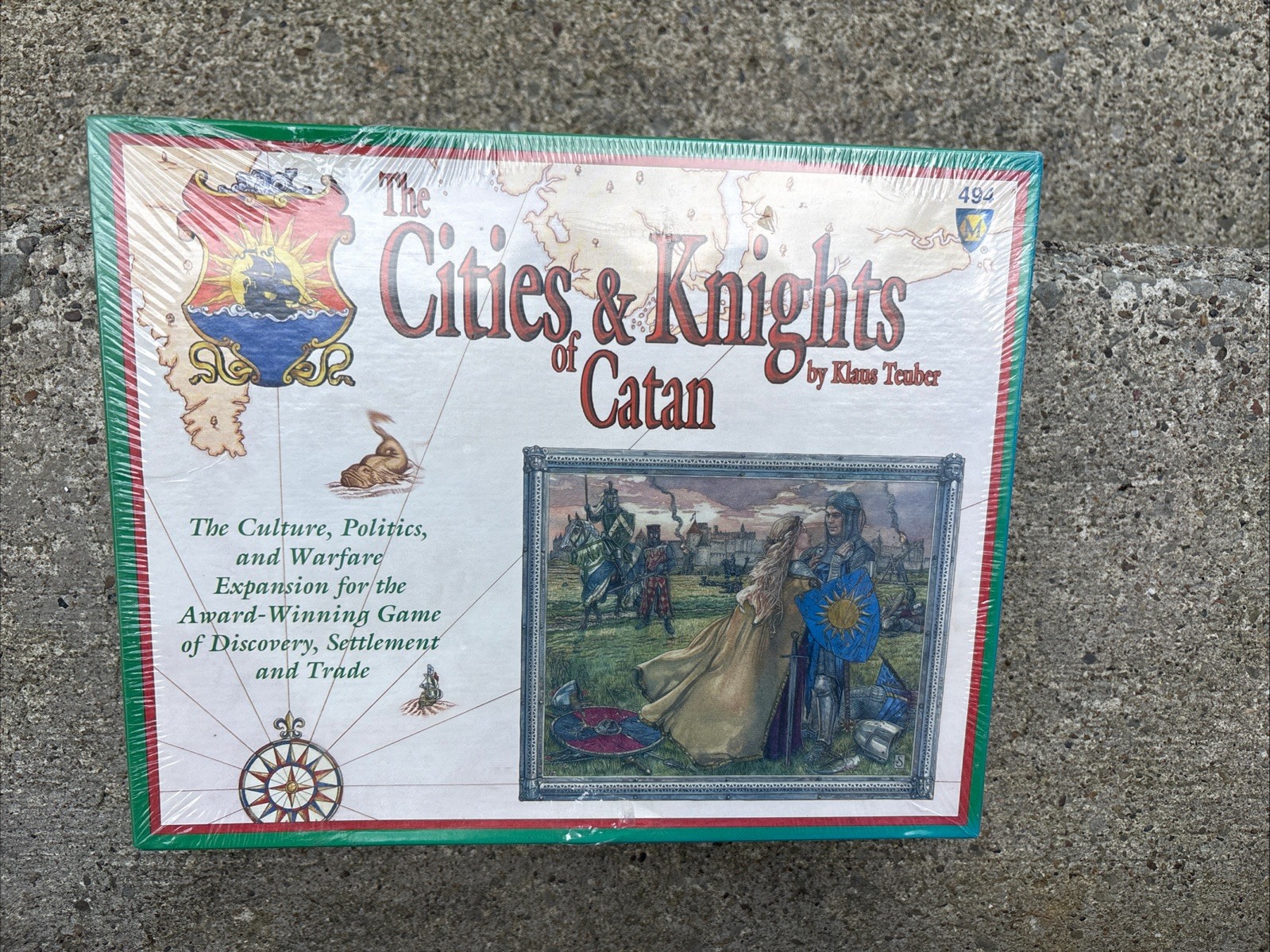 The Cities & Knights of Catan Mayfair Games 494 Unpunched Brand New Sealed