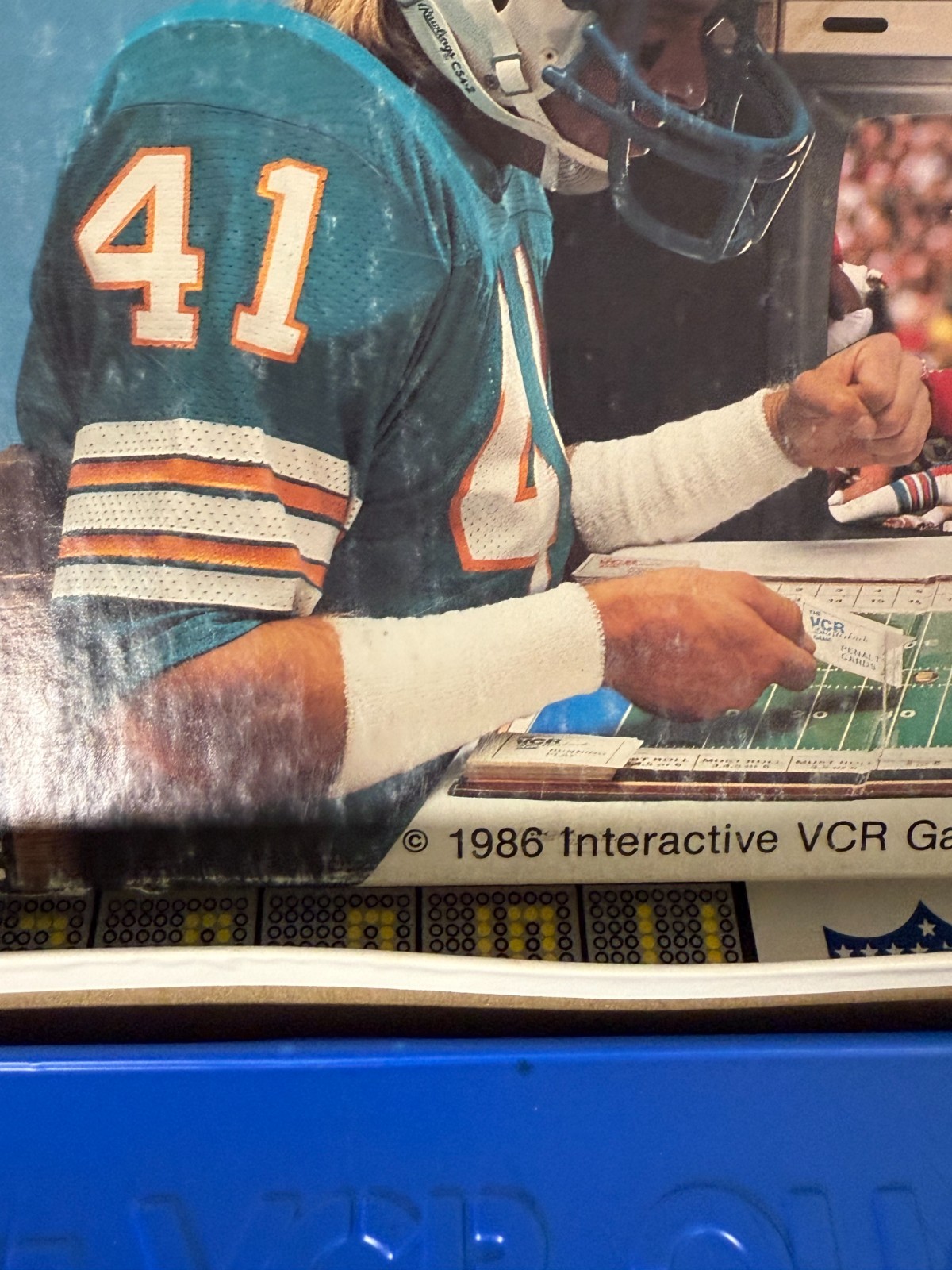 VTG 1986 NFL The VCR Quarterback Board Game VHS Football **Free Shipping**