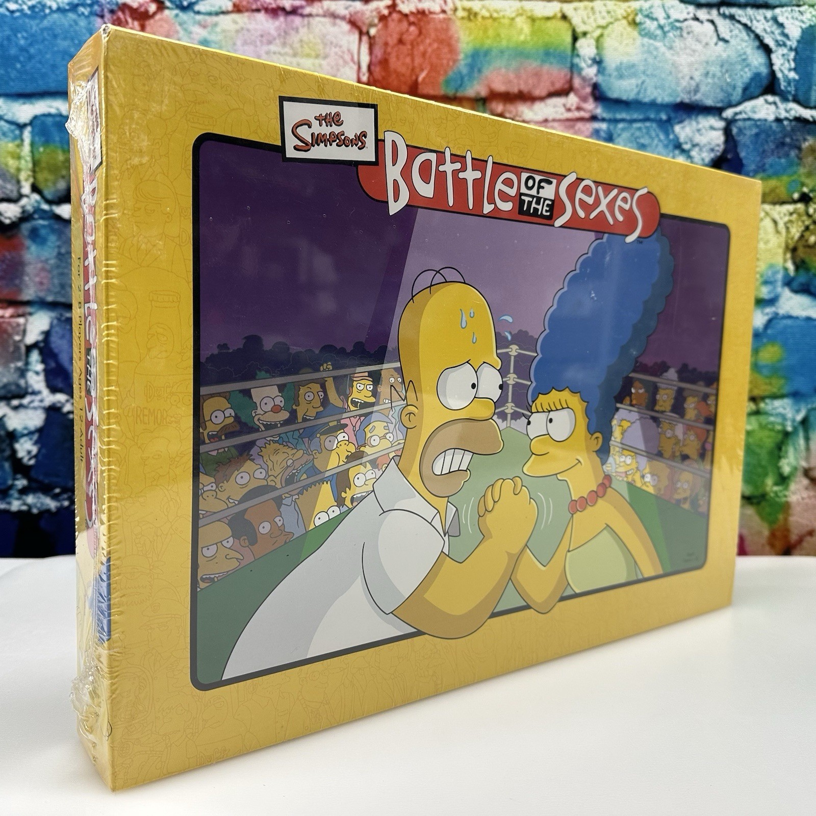 The Simpsons Battle Of The Sexes Board Game Spouses Vintage 2003 Ages 12+ NEW!