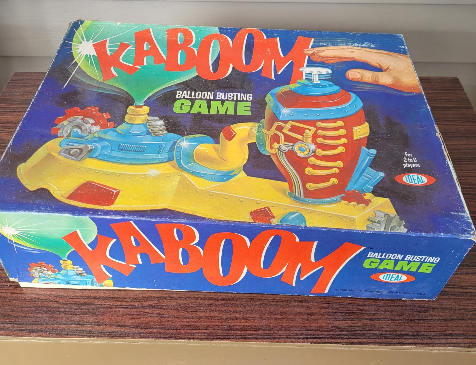 Vintage KABOOM 1966 Game Ideal Complete with new ballons