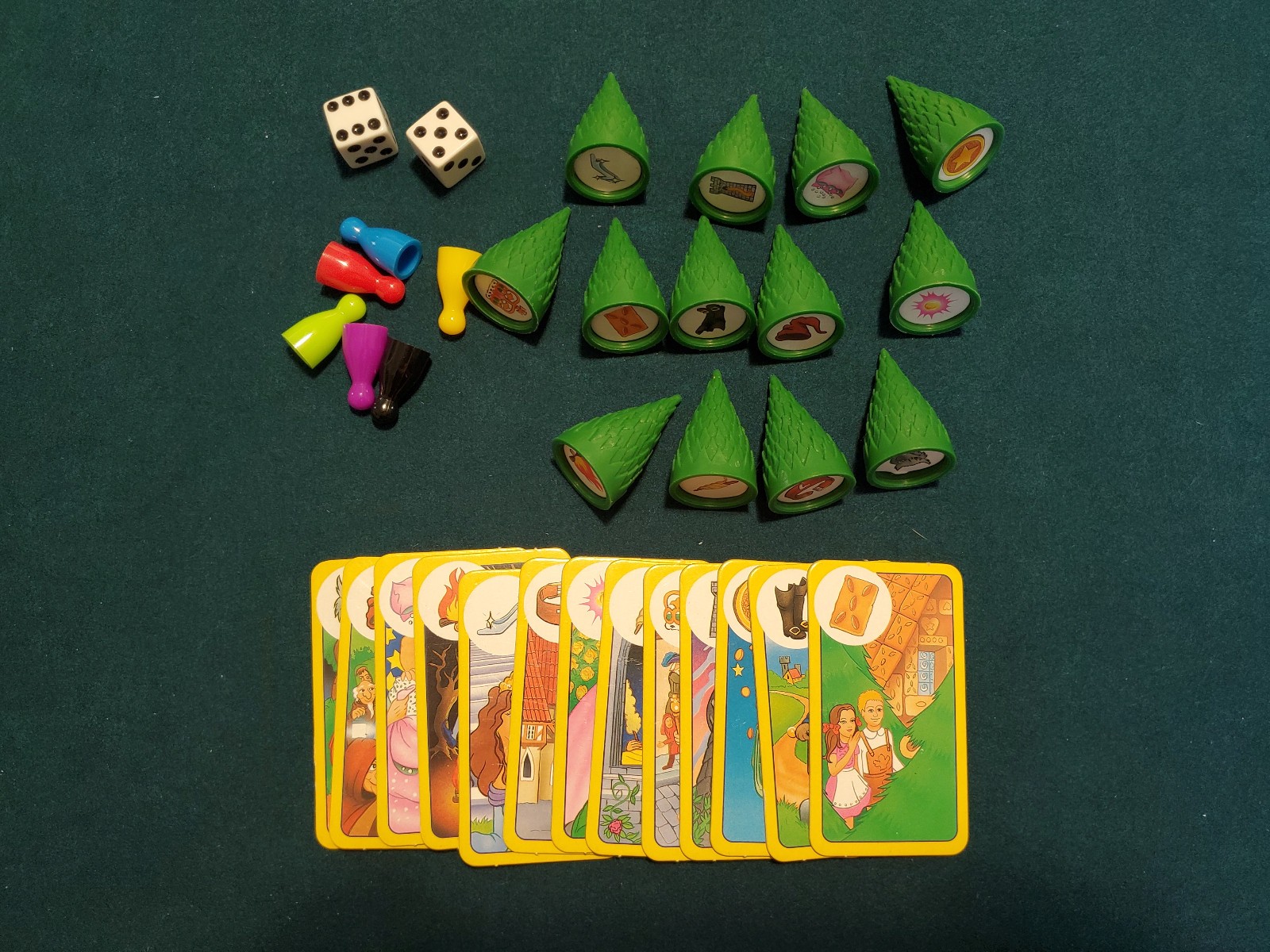 Enchanted Forest Board Game Treasure Hunt Fairy Tale Ravensburger 1994 Vintage