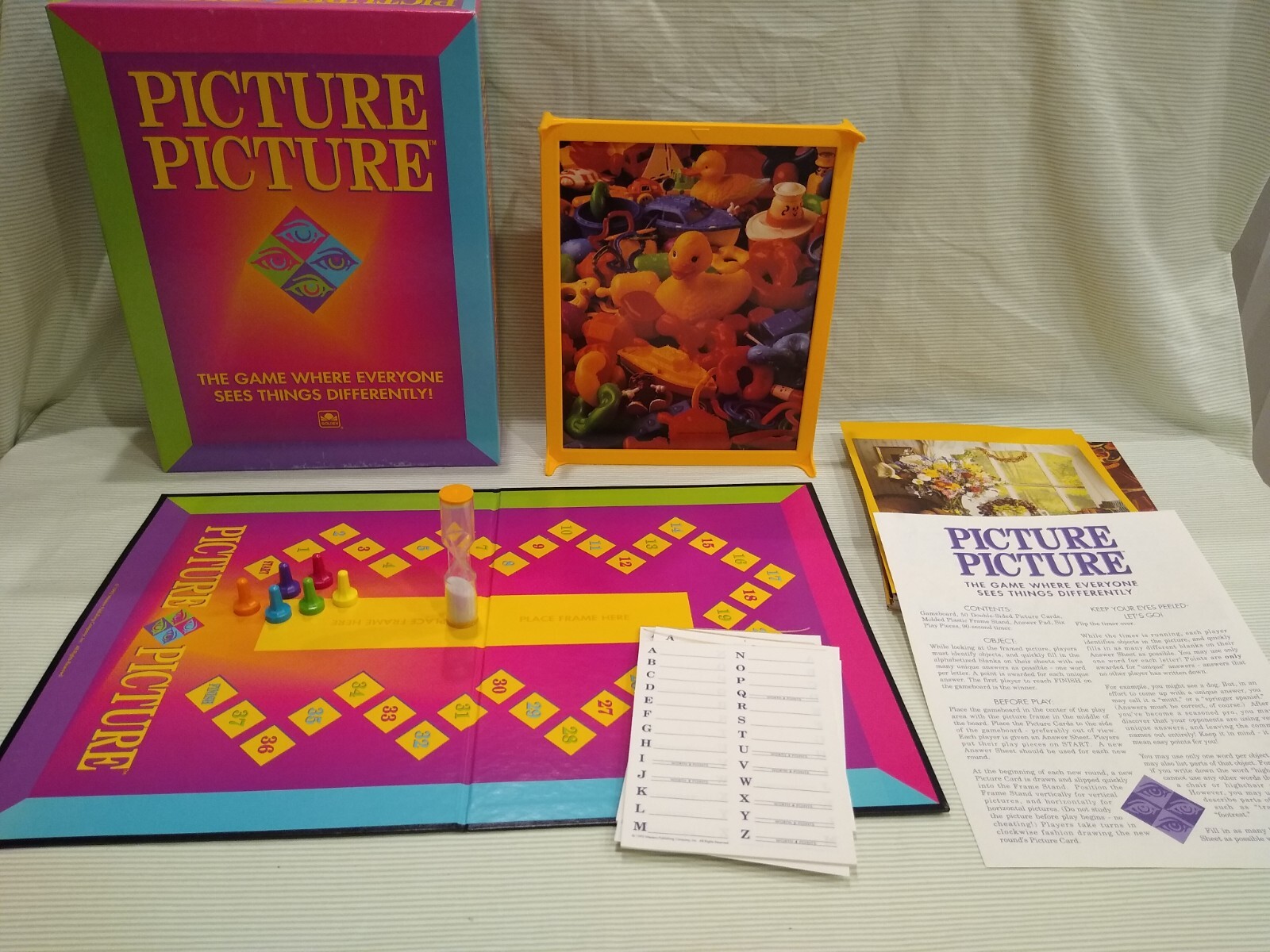 Picture Picture The Game Where Everyone Sees Things Differently Vintage Game