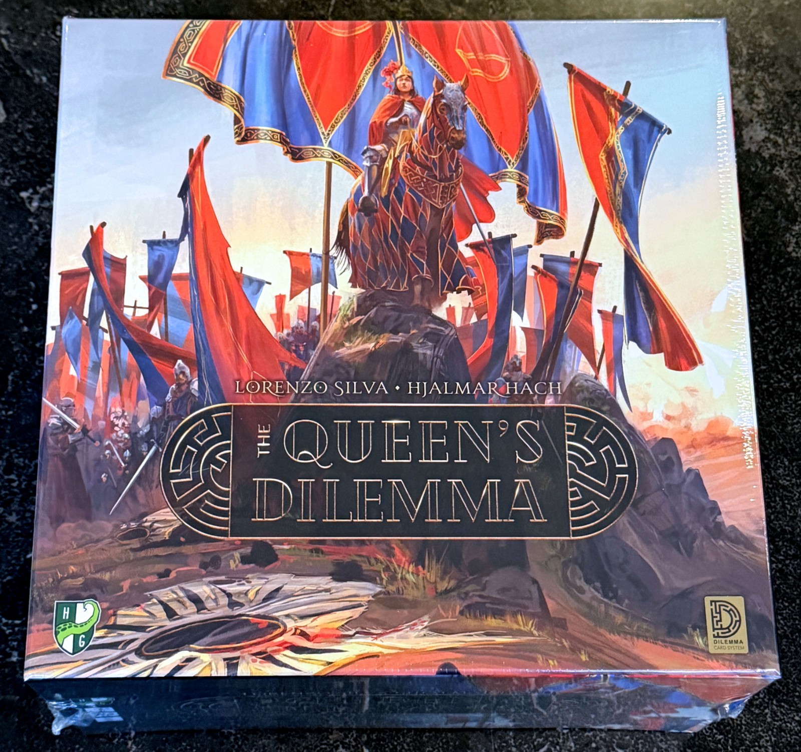 The Queen’s Dilemma Board Game – Horrible Guild- New / Sealed – In Stock