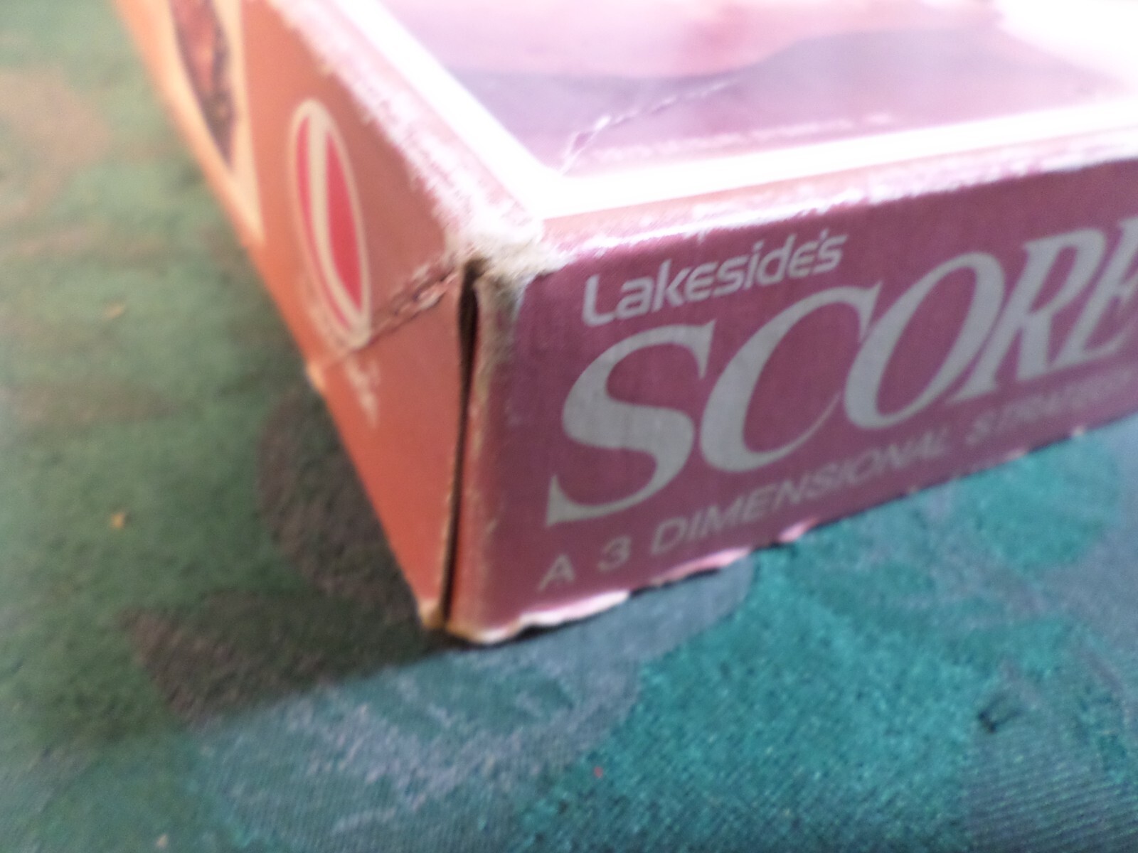 1975 Leisure Dynamics Lakeside Score Four Game w/Box-Ages 8 to Adults-#8325