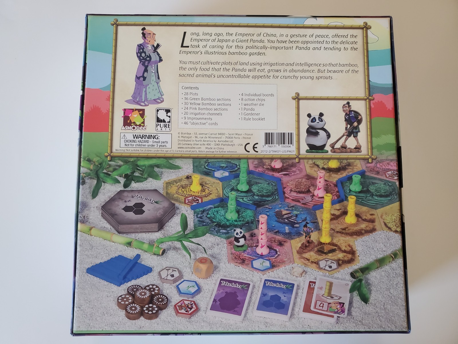Takenoko Complete Bamboo Garden Strategy Board Game Panda Golden Geek Award