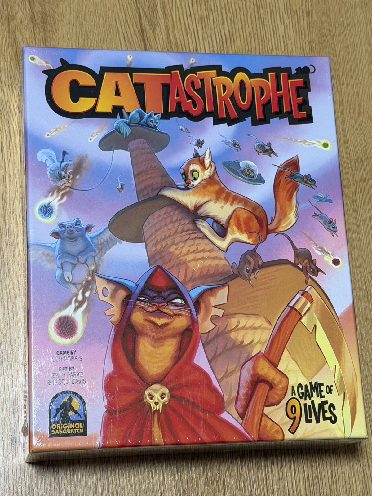 CATastrophe A Game of 9 Lives Original Sasquatch Card Game – Brand New Sealed
