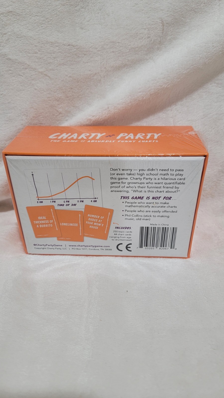Charty Party, The Game of Absurdly Funny Charts Adult Card Game BRAND NEW SEALED