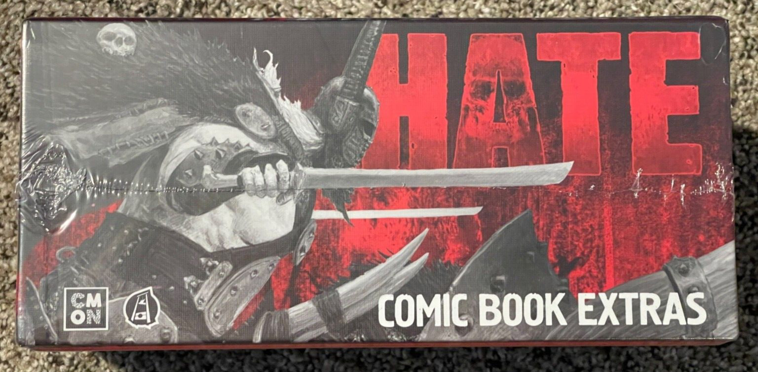 HATE The Comic Book Tyrant Edition & Extras Vol 2 CMON Mini’s Kickstarter NEW