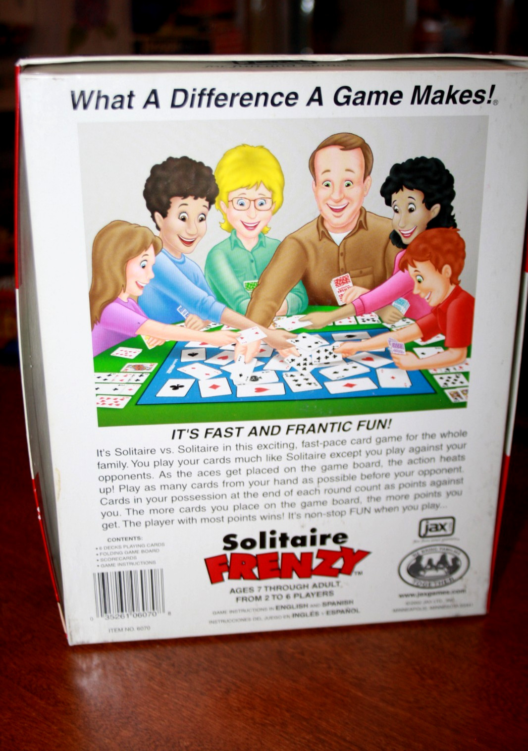 Solitaire Frenzy – The Solitaire Card Game for Up to 6 Players – Jax 2002