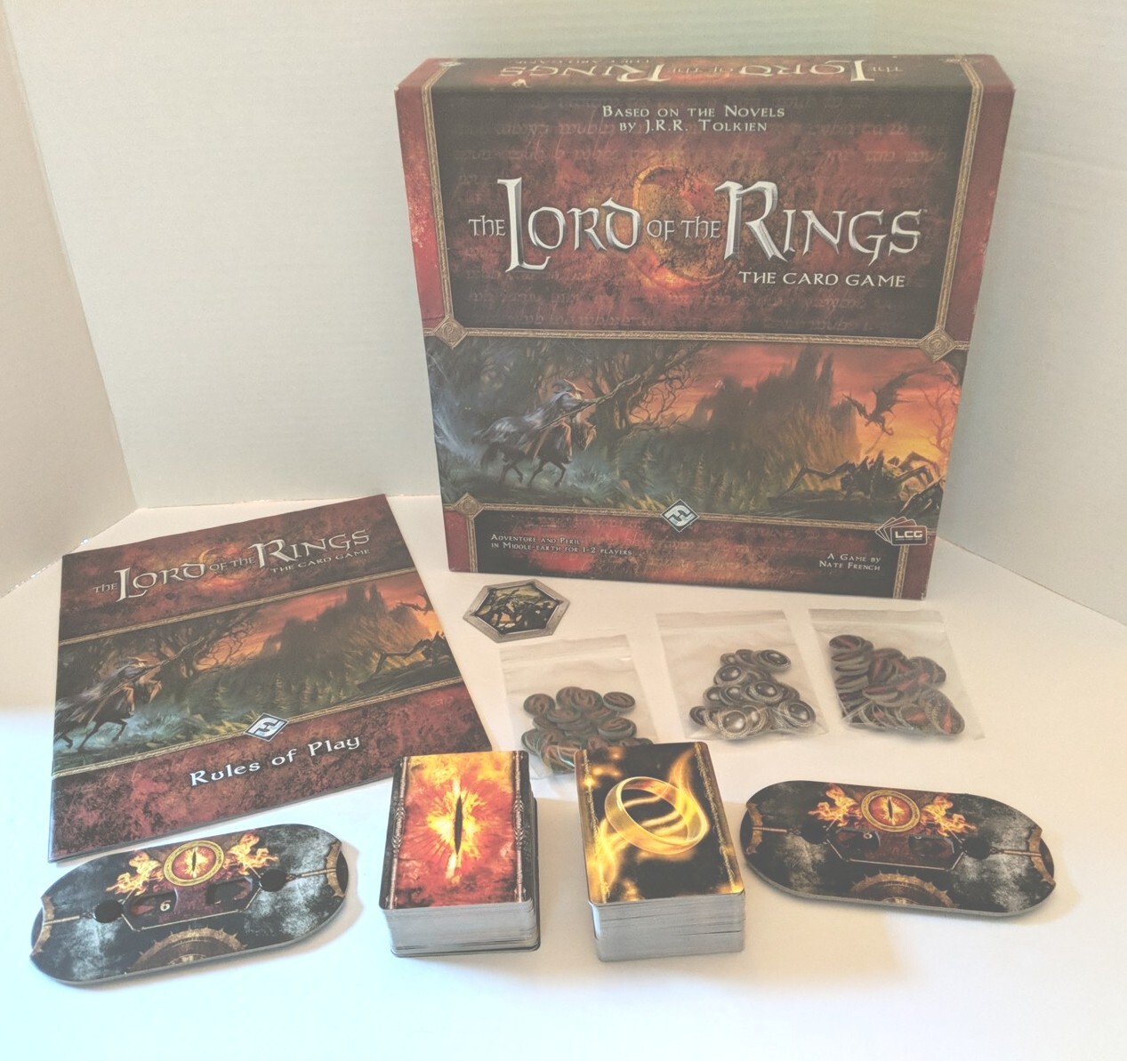 Lord Of The Rings The Card Game 2010 J.J.R. Tolkien 1-2 Players Complete 🆓 Ship