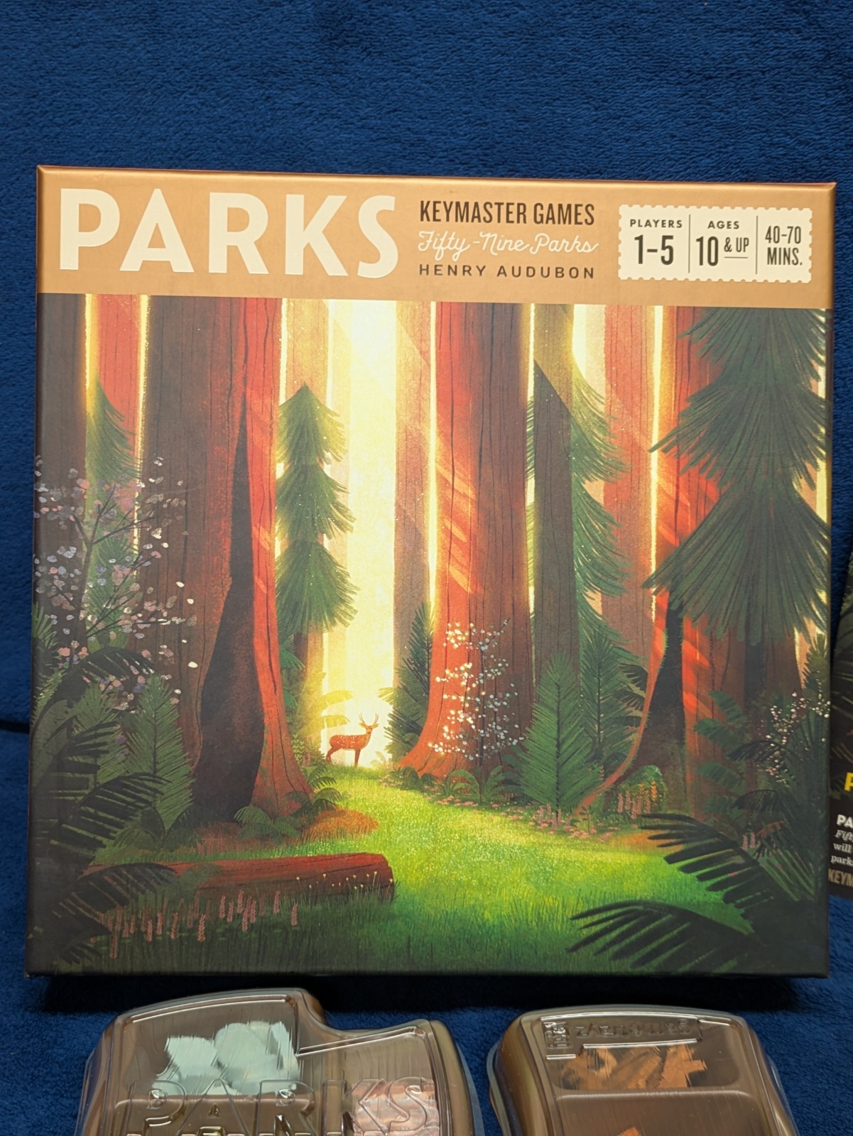 Parks Board Game 1st Ed. COMPLETE + All Expansions Rare Barnes & Noble Promo Box