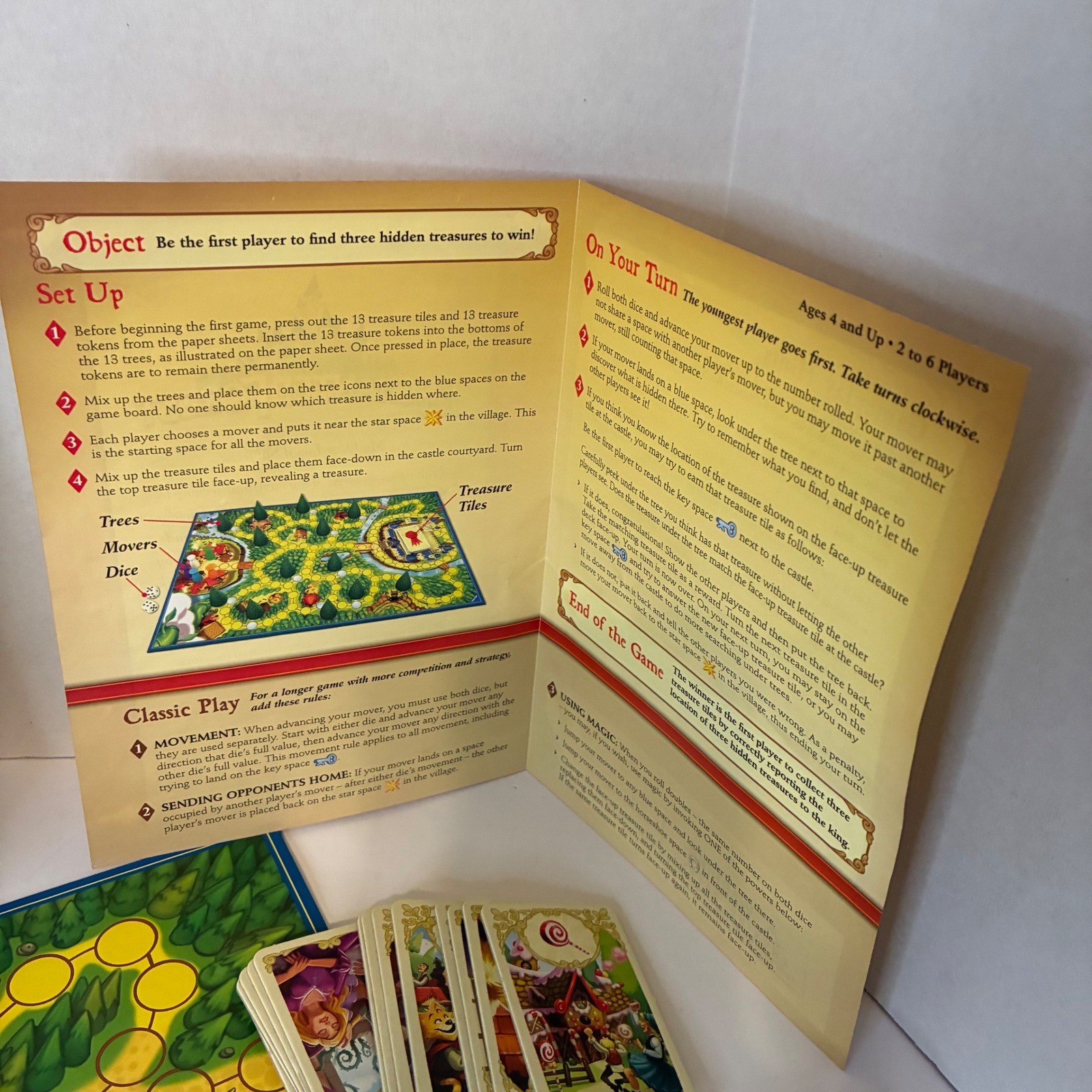 Ravensburger Enchanted Forest Magical Treasure Hunt Fairy Tales Board Game 4+