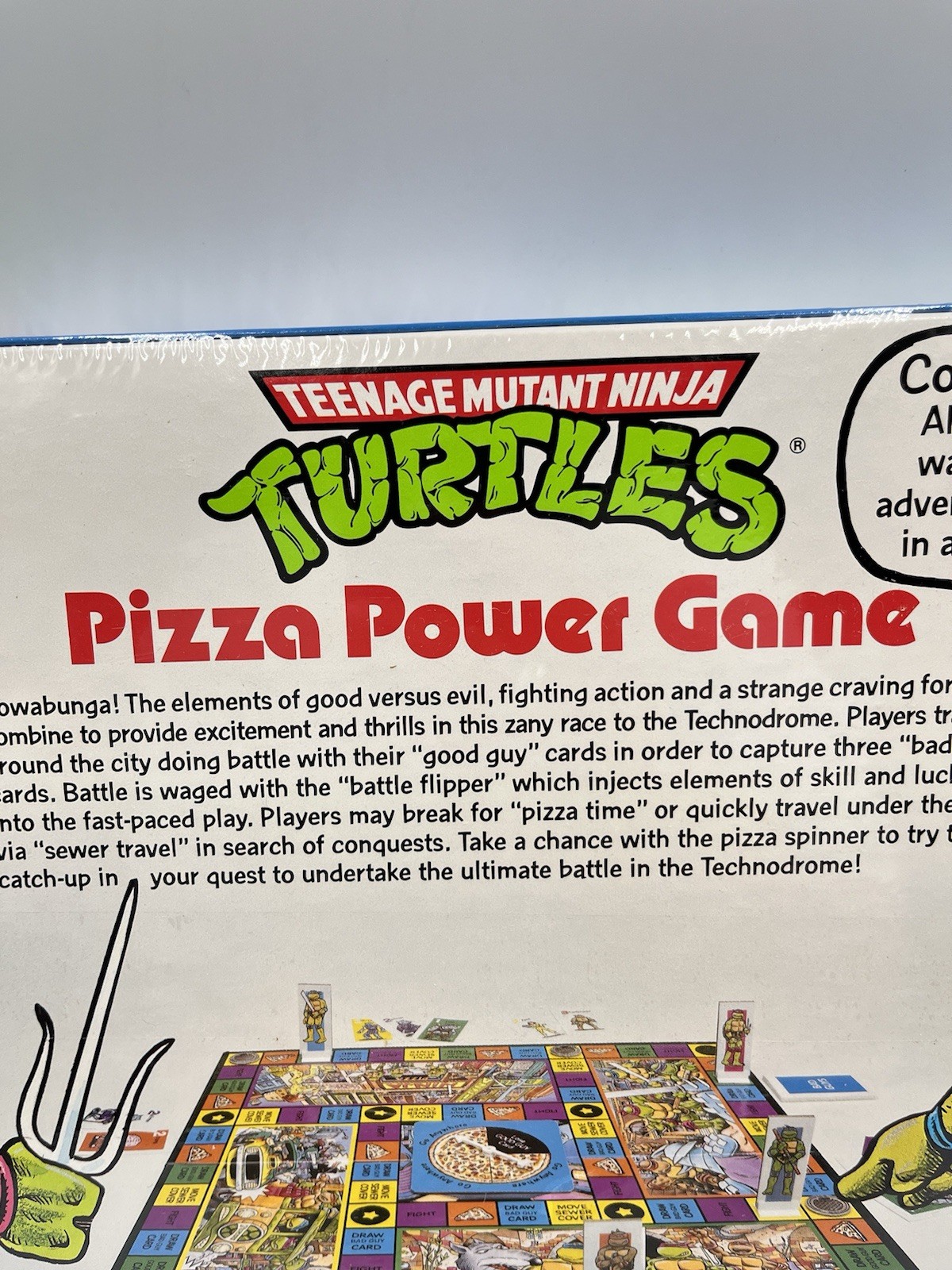 1987 TMNT Teenage Mutant Ninja Turtles Pizza Power Board – SEALED MINT Condition