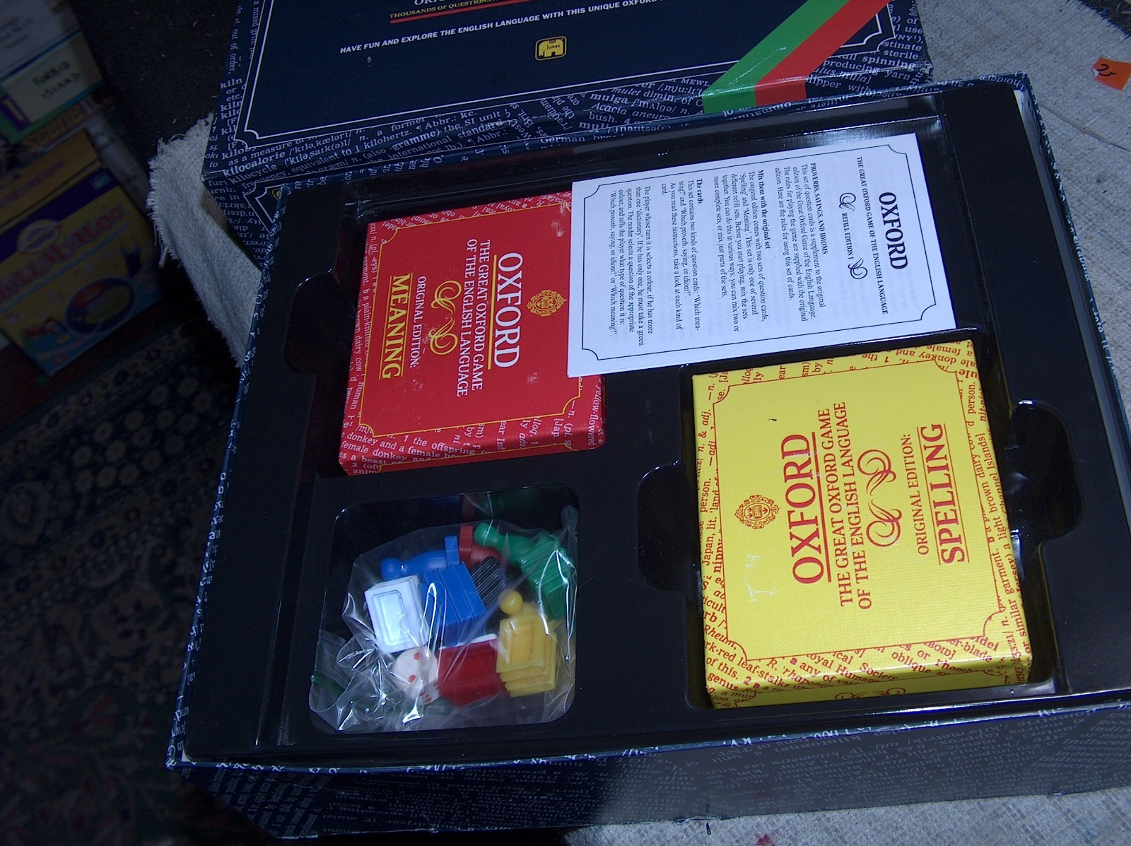 Oxford Board Game The Great Oxford Game of the English Language Complete