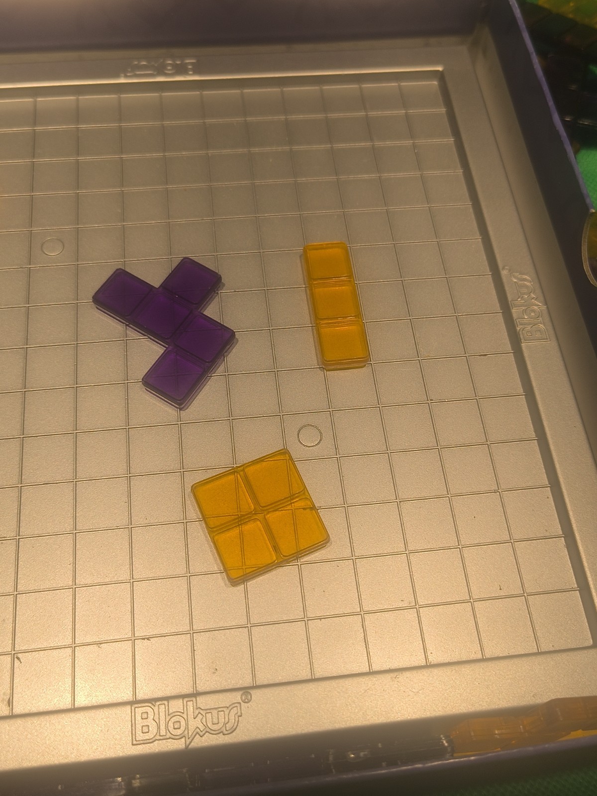 Travel Blokus for 2 Players COMPLETE 2005 Storage Trays Travel To Go Strategy