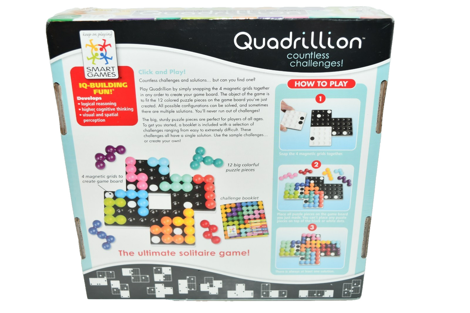 Smart Games Quadrillion Logic Solitaire Game ~ Read Desc ~ See Photos ~ New
