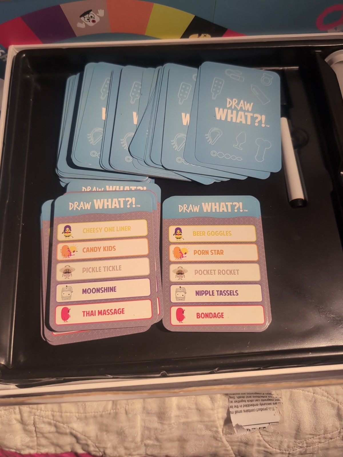 Draw What?! Adult Party Board Game ADULT CONTENT Humor RARE 2015 COMPLETE