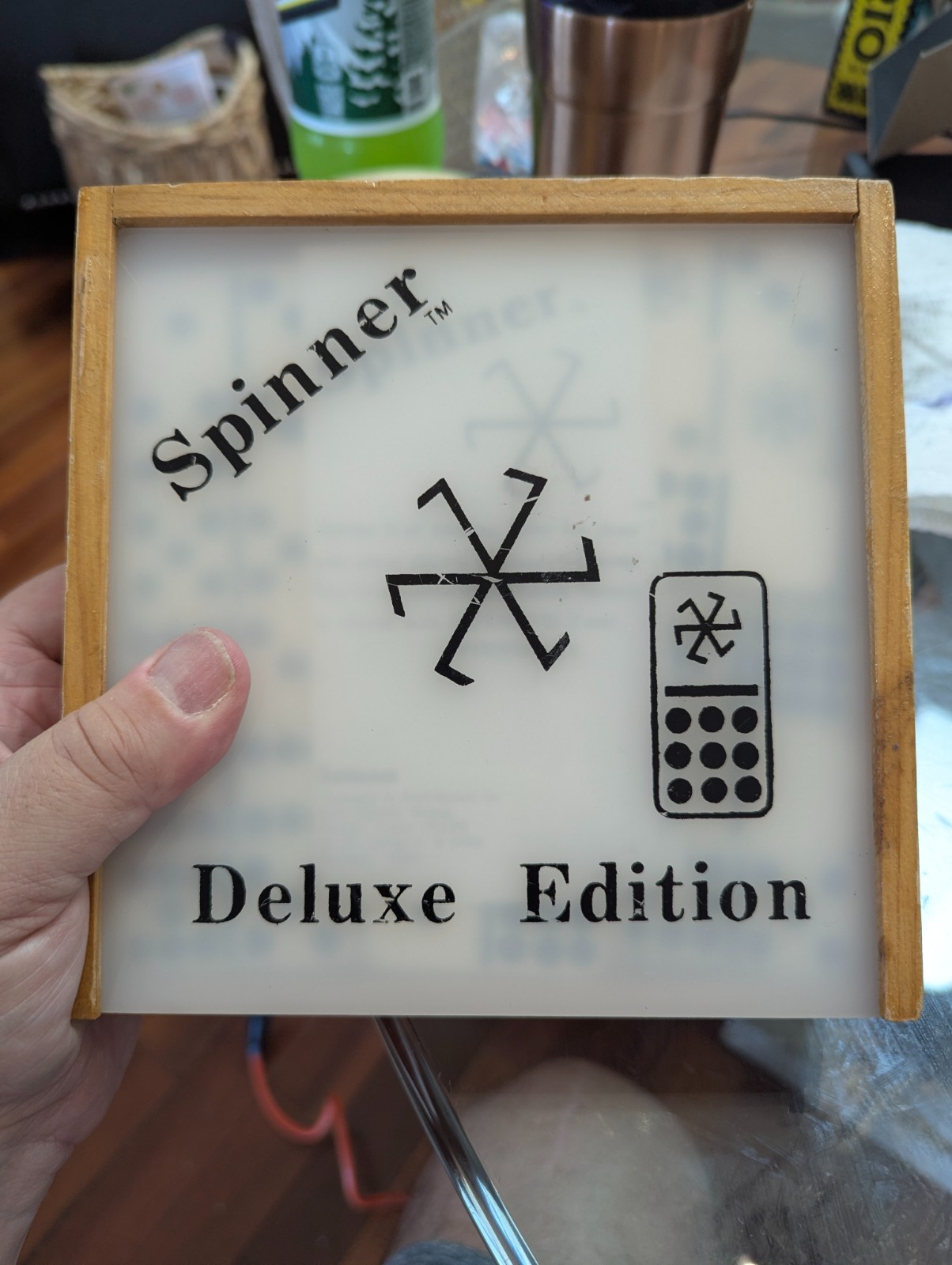 SPINNER DELUXE Edition Double Nine Dominoes 100% COMPLETE 1983 VINTAGE