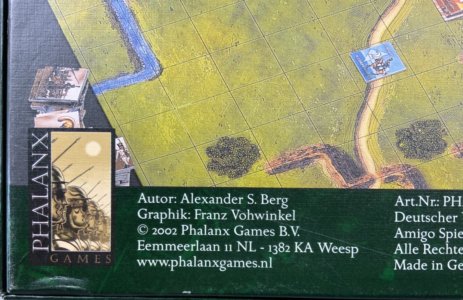 Waterloo Napoleon’s Letzte Schlacht – Strategy Board Game – Phalanx 2002