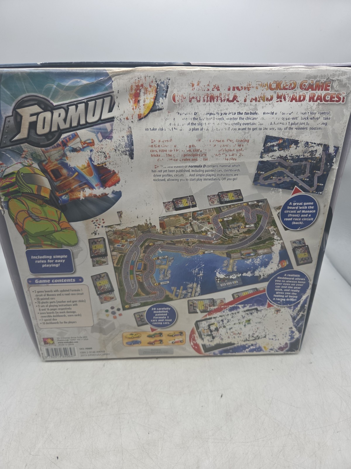Formula D Board Game by Asmodee 2013 Playmachine Racing Cult