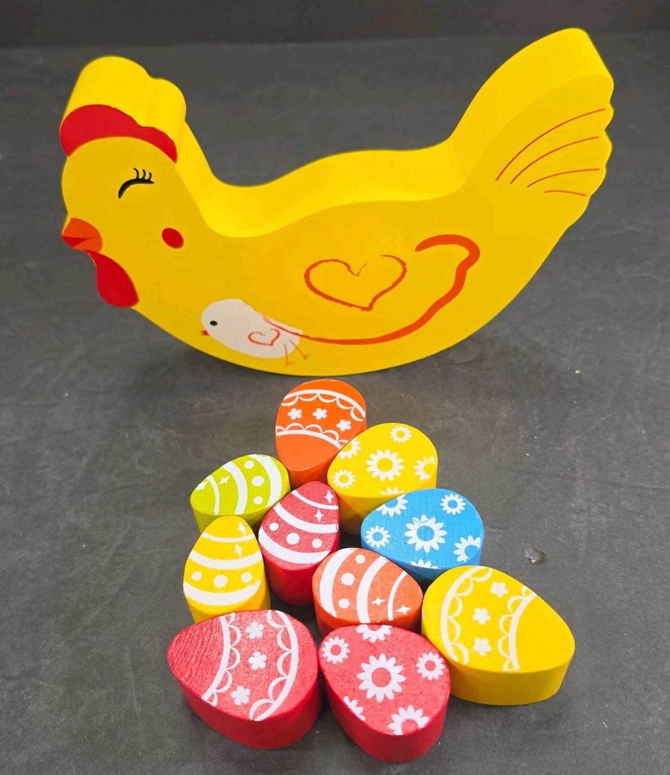 Balancing Hen Game Hearth Song Family Strategy Wood 2014