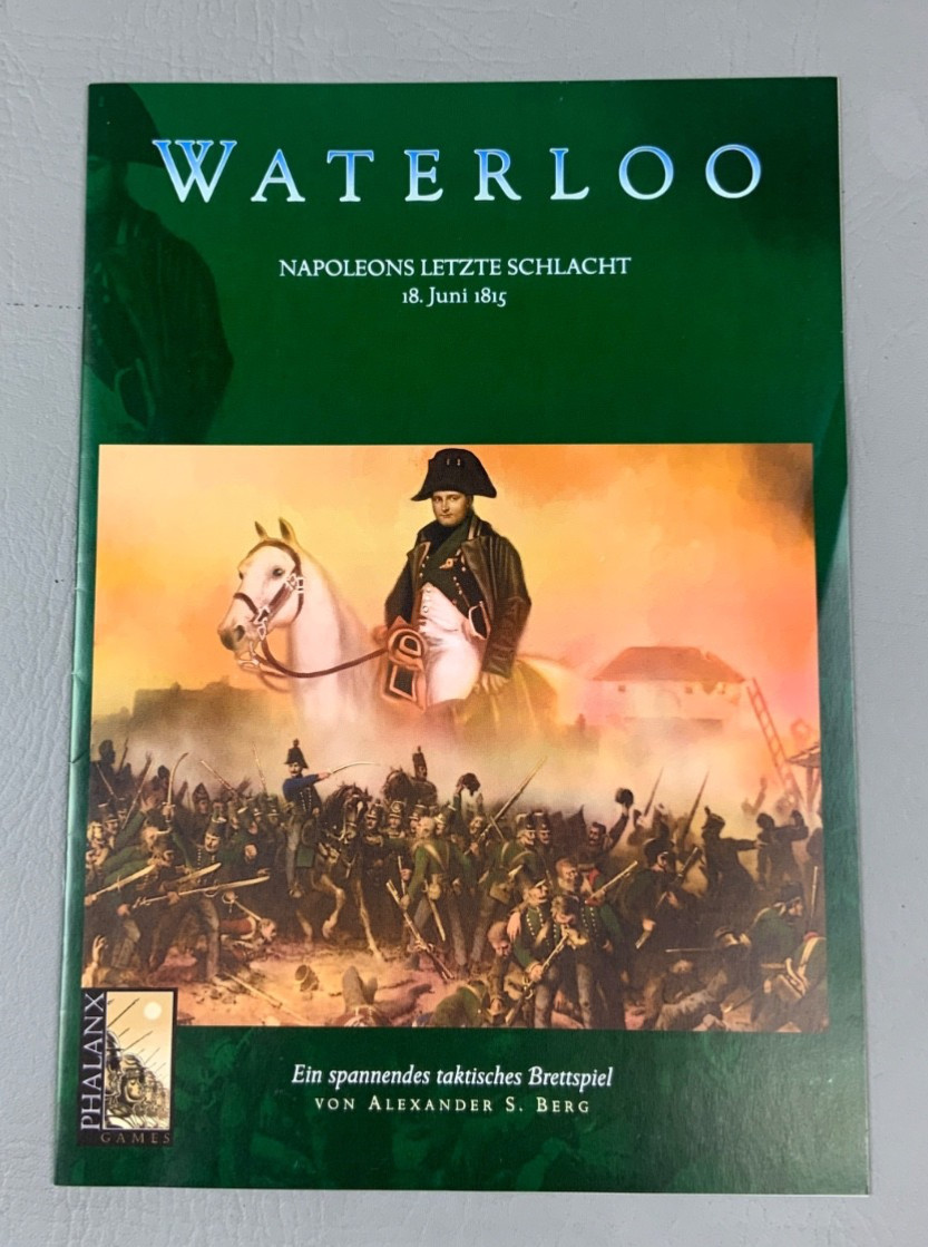 Waterloo Napoleon’s Letzte Schlacht – Strategy Board Game – Phalanx 2002