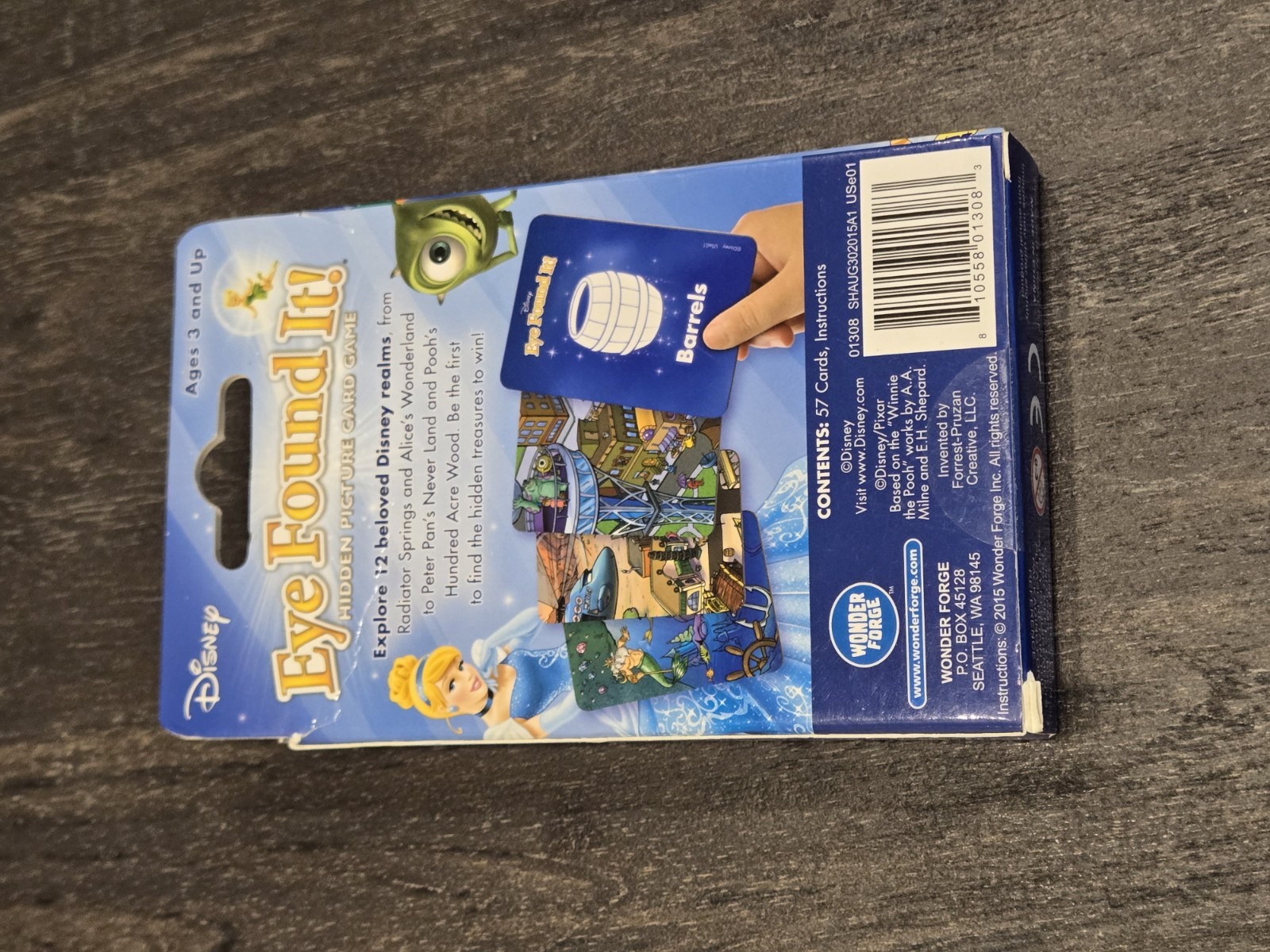 Eye Found It Disney Hidden Picture Card Game Wonder Forge 12 Realms COMPLETE