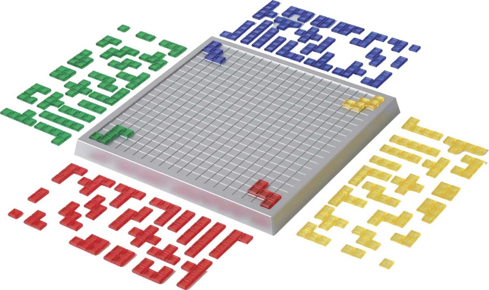Mattel Games Blokus XL Board Games for Family Night, Brain Games for 2 to 4
