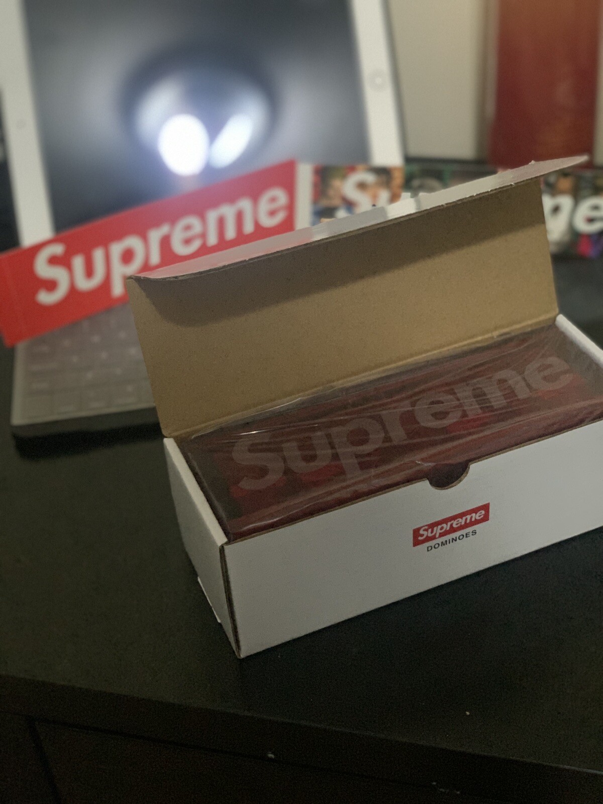 Supreme Aluminum Domino Set. In Hand Ready To Ship!