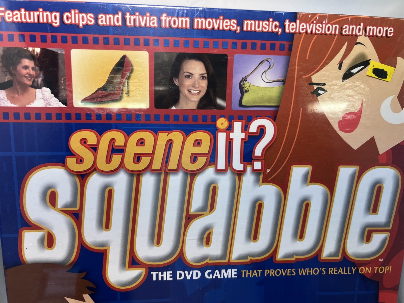 Scene It? Squabble ~ DVD Board Game ~ Trivia ~ New in Sealed Box