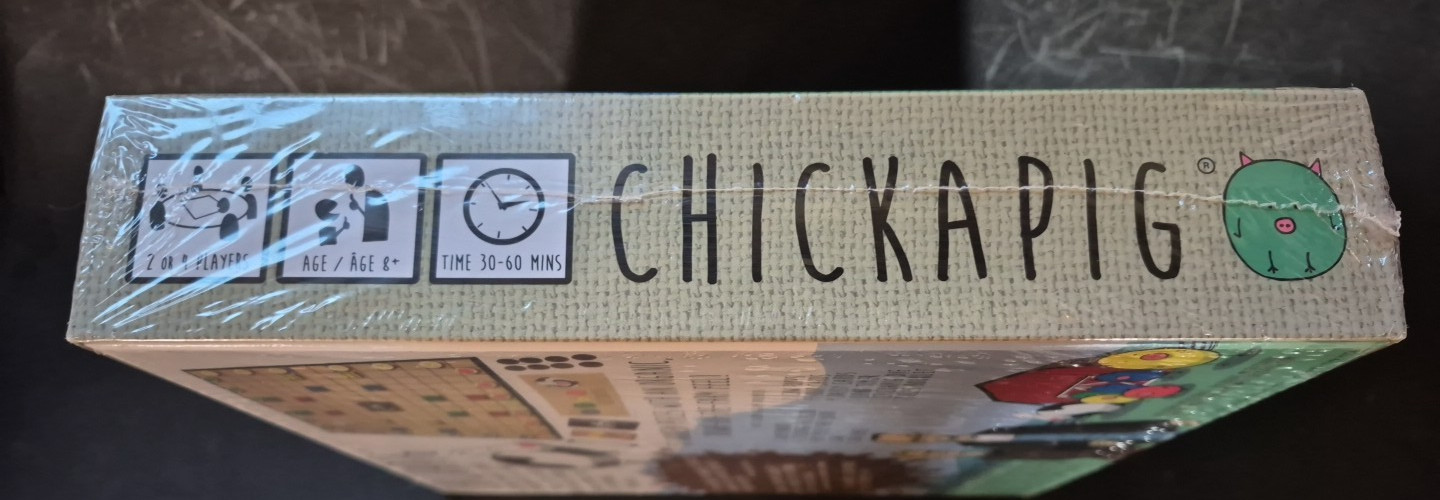 New Buffalo Games Chickapig Board Game Chicken-Pig Hybrids Strategy Pooping Cow