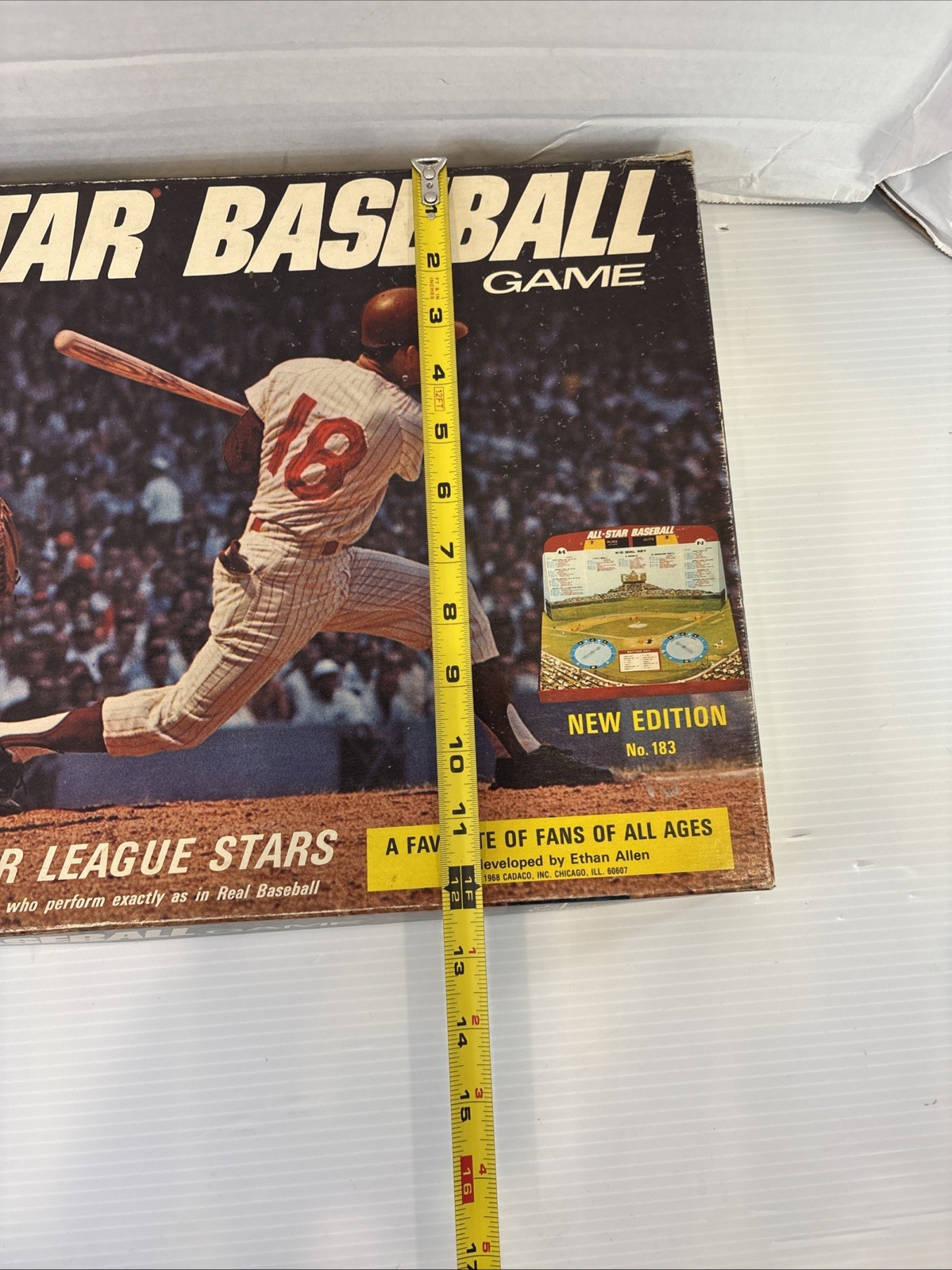 1968 Cadeco All Star Baseball Game #183-63 discs (62 player + 1 strategy) New Ed