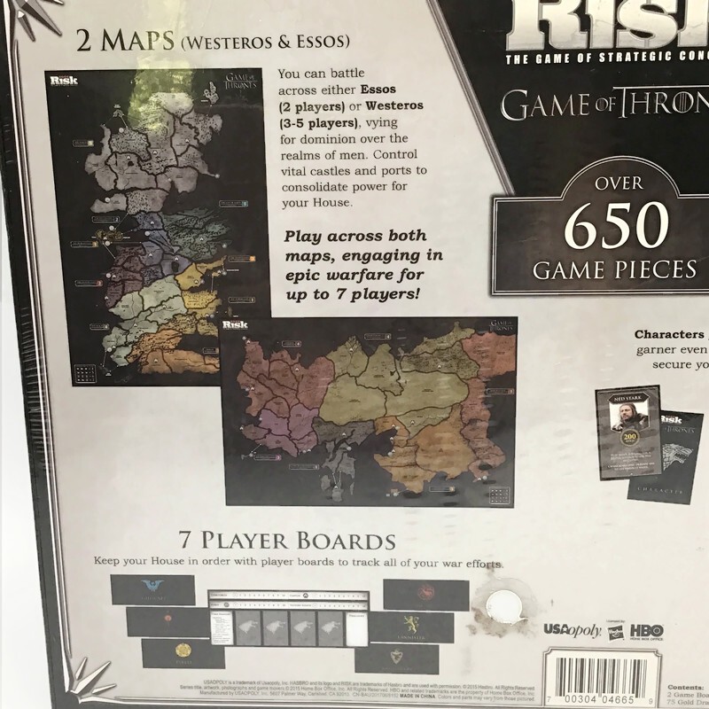 Risk Game of Thrones Board Game Brand New Sealed 2015 Hasbro USAopoly Strategy