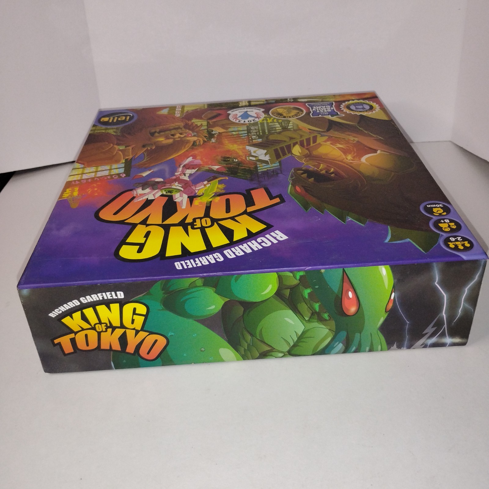 King of Tokyo Board Game IELLO Richard Garfield 2014 COMPLETE Open Box