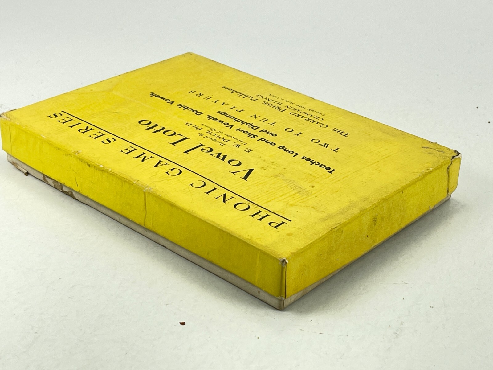 Vintage 1947 Vowel Lotto Phonic Game Garrad Vowels Children English Language