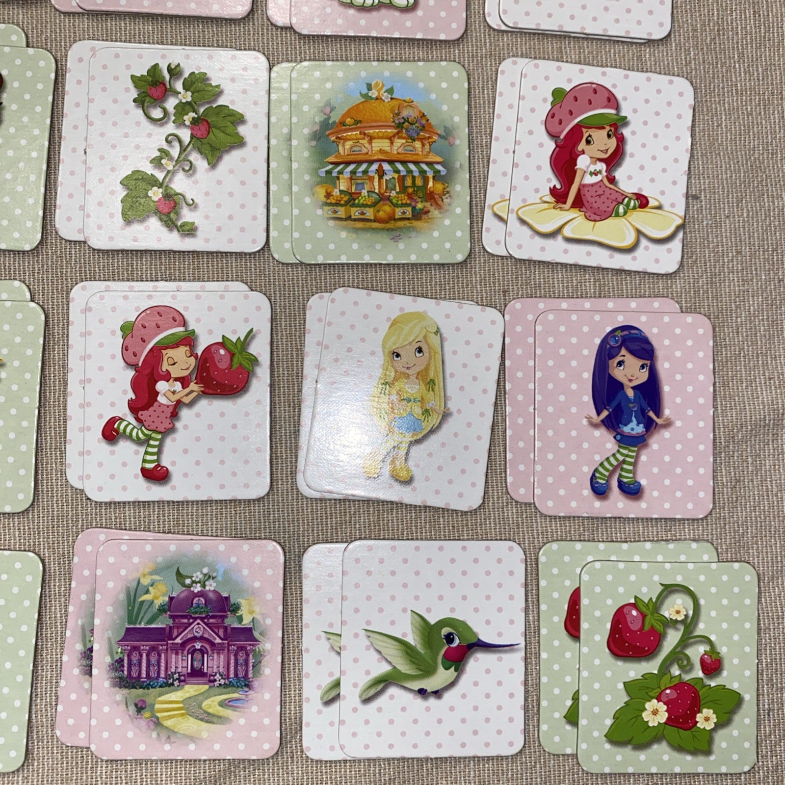 Strawberry Shortcake Edition Memory Match Game Hasbro Learning Kids