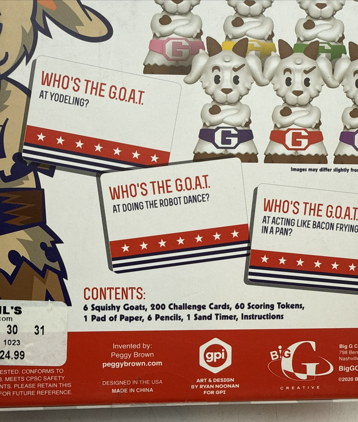 Whos the GOAT Board Party Game Greatest Of All Time 3-6 Players