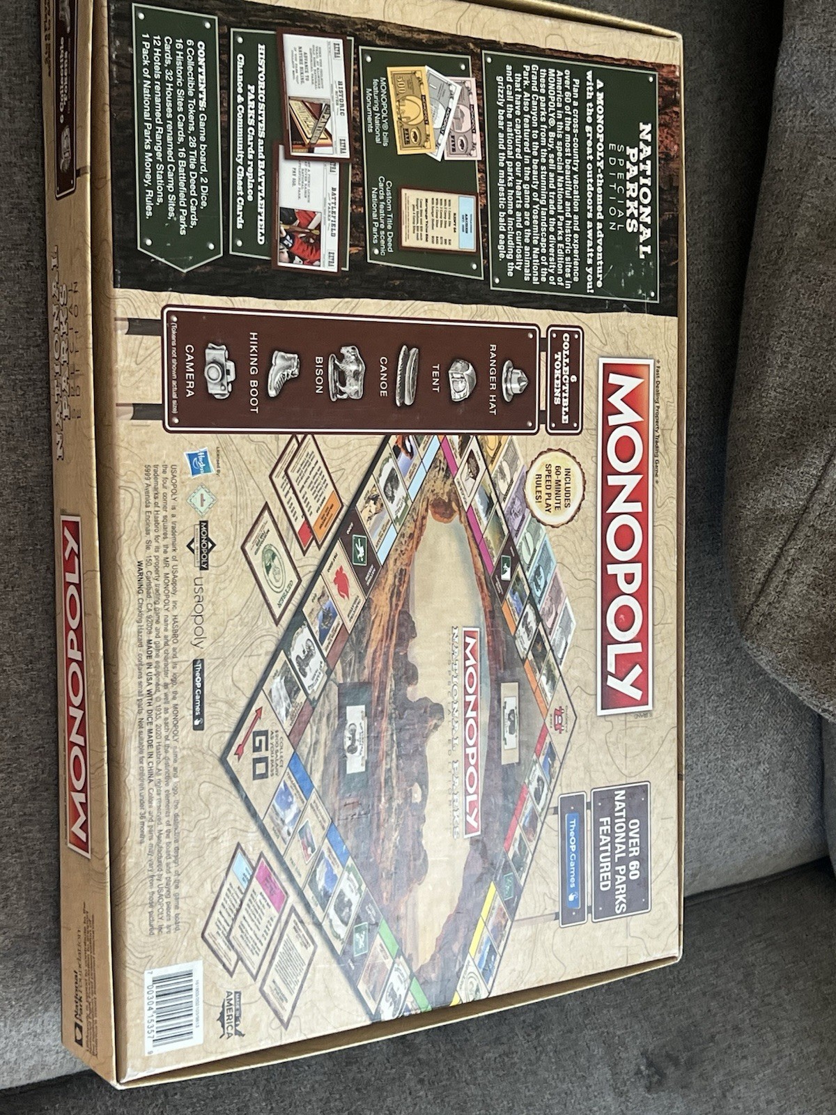 Hasbro Monopoly National Parks Special Edition Board Game Ages 8+