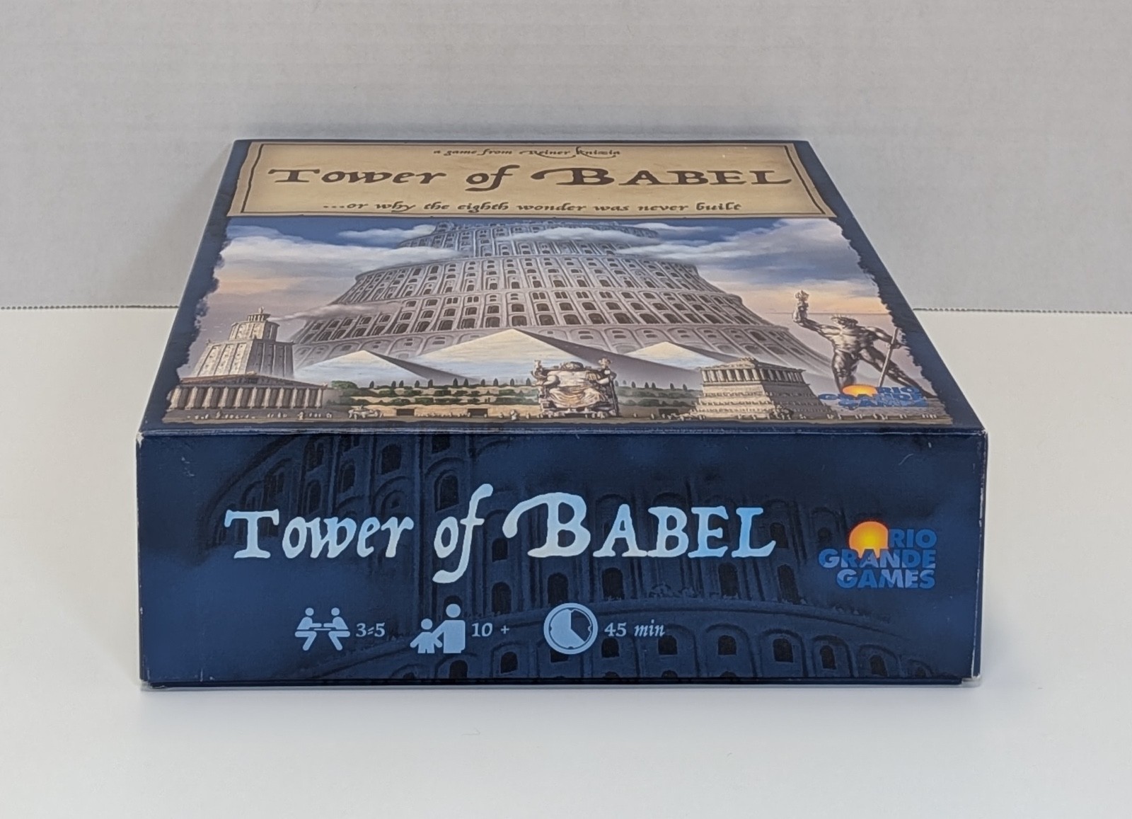 Tower of Babel Board Game Rio Grande Games 2005 Unpunched Open Box Complete