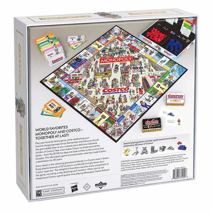 COSTCO MONOPOLY Board Game LIMITED EDITION Sealed NEW IN BOX by WS Game Company